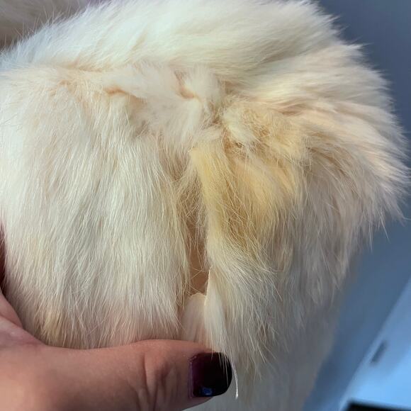 Vtg rabbit fur jacket, see pictures for condition, fits like a S - Picture 8 of 13